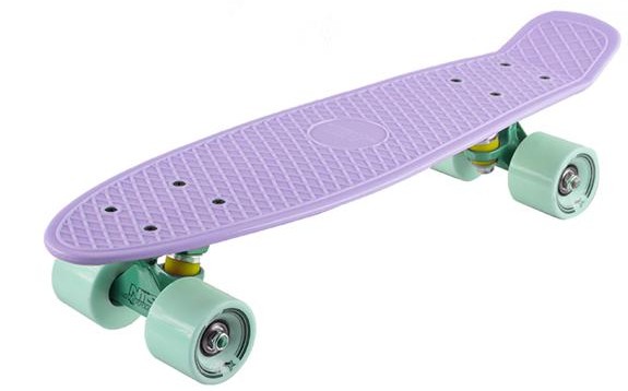 Penny board Nils Fishboard Basic Lilac